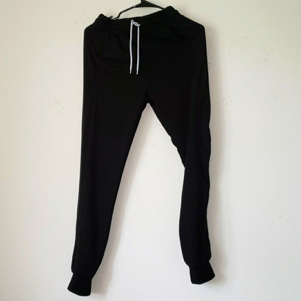 Black track pants